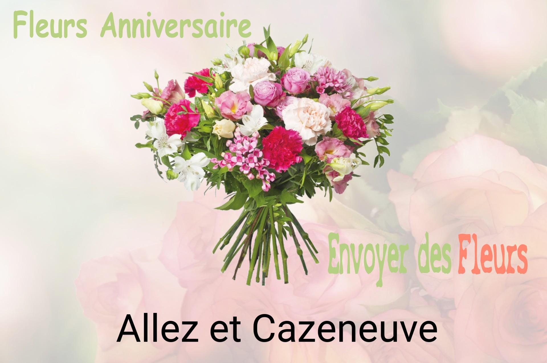Bouquet de fleurs d’anniversaire livré à Allez-et-Cazeneuve