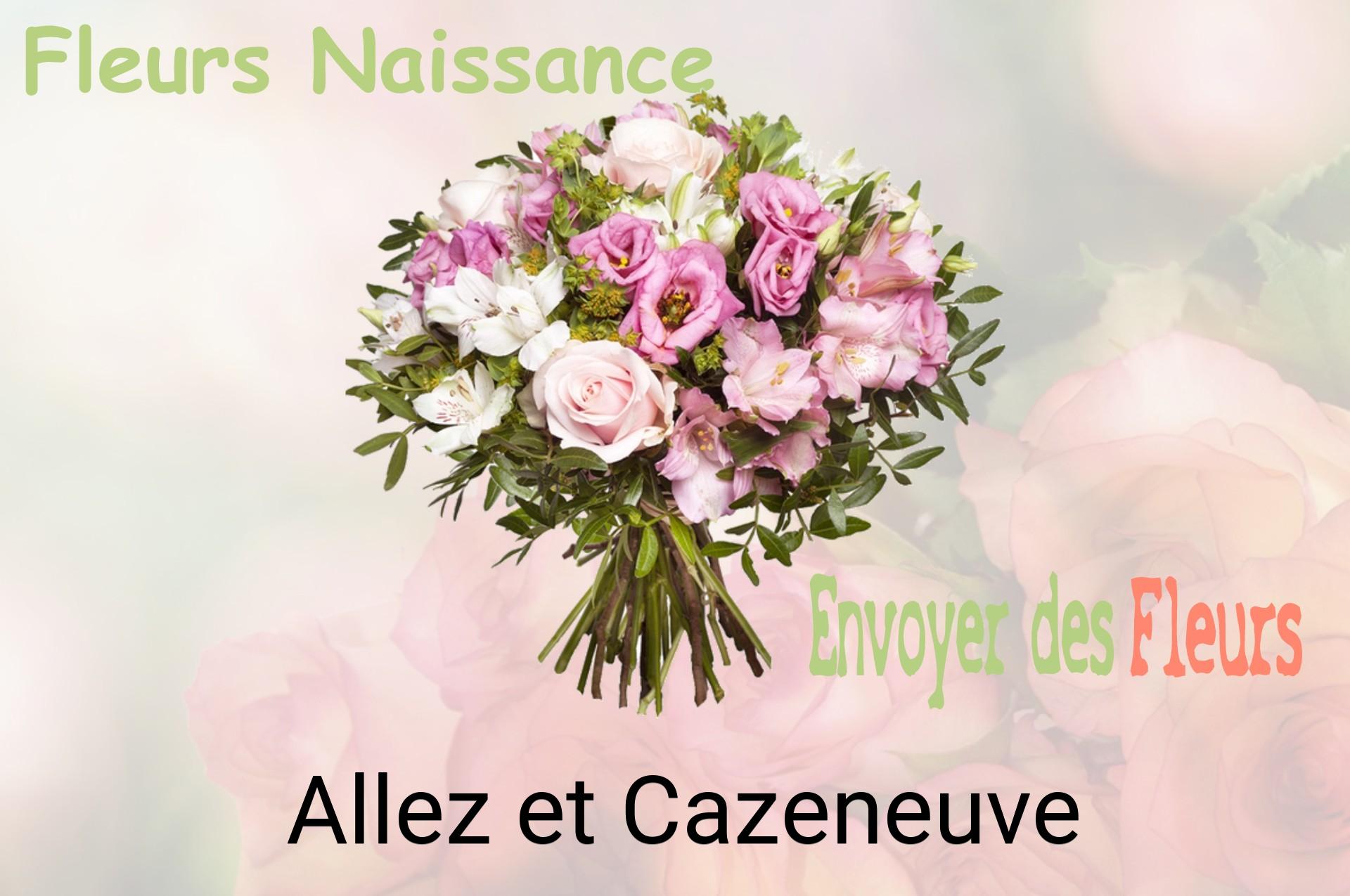 Bouquet de fleurs de naissance livré à Allez-et-Cazeneuve